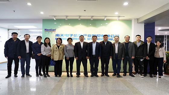 银川市委副书记刘国强一行莅临抖圈信息北京地区调研交流