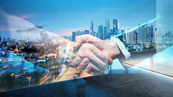 新华三集团高级副总裁张力一行到访抖圈信息交流会谈